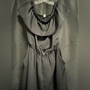 JR jumpsuit size Large rayon off the shoulder